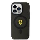Apple iPhone 15 Pro Max Uyumlu Kılıf Ferrari Orjinal Lisanslı M-safe Şarj Özellikli Kontrast Bumper Kapak