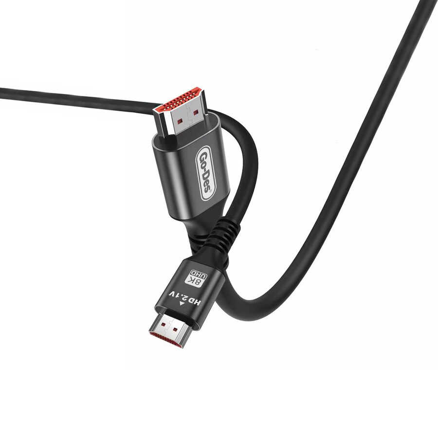 [RNZ-TA76473] Go Des GD-HM828 HDTV Görüntü ve Ses Aktarıcı HDMI Kablo Ultra HD 8K 4320p 2 metre