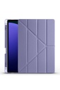 Samsung Galaxy Tab S9 Plus Uyumlu Kılıf Zore Tri Folding Kalem Bölmeli Standlı Kılıf
