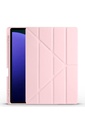 Samsung Galaxy Tab S9 Plus Uyumlu Kılıf Zore Tri Folding Kalem Bölmeli Standlı Kılıf