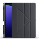 Samsung Galaxy Tab S9 Plus Uyumlu Kılıf Zore Tri Folding Kalem Bölmeli Standlı Kılıf