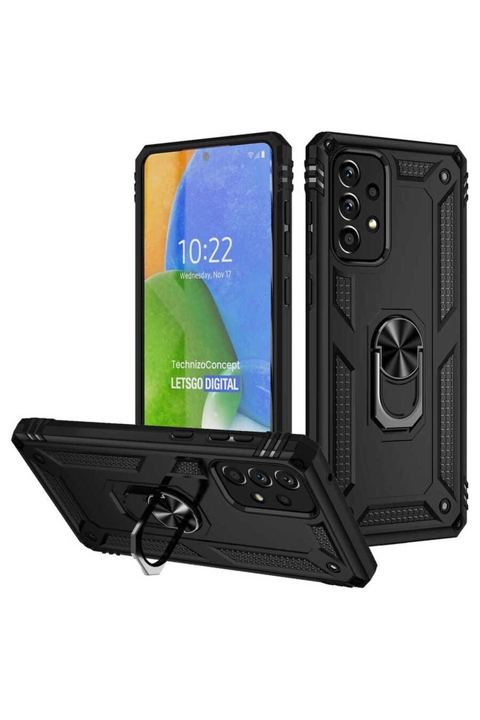 [RNZ-TA76556] Samsung Galaxy A73 Uyumlu Kılıf Zore Vega Kapak (Siyah)