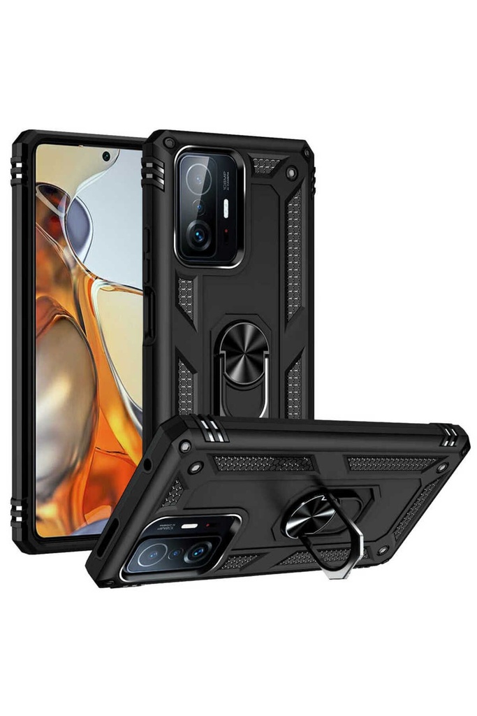 [RNZ-TA76574] Xiaomi Mi 11T 5G Uyumlu Kılıf Zore Vega Kapak (Siyah)