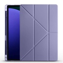Samsung Galaxy Tab S9 Ultra SM-X910 Uyumlu Kılıf Zore Tri Folding Kalem Bölmeli Standlı Kılıf