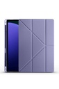 Samsung Galaxy Tab S9 Ultra SM-X910 Uyumlu Kılıf Zore Tri Folding Kalem Bölmeli Standlı Kılıf
