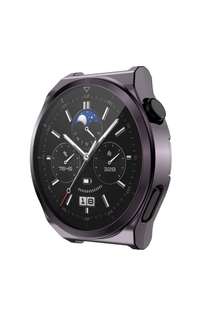 Huawei Watch GT 3 Pro 46mm Uyumlu Zore Watch Gard 02 Koruyucu Silikon