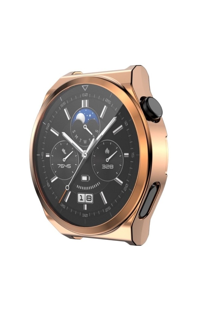 Huawei Watch GT 3 Pro 46mm Uyumlu Zore Watch Gard 02 Koruyucu Silikon