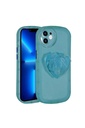 Apple iPhone 12 Uyumlu Kılıf Kamera Korumalı Pop Soketli Renkli Zore Ofro Kapak