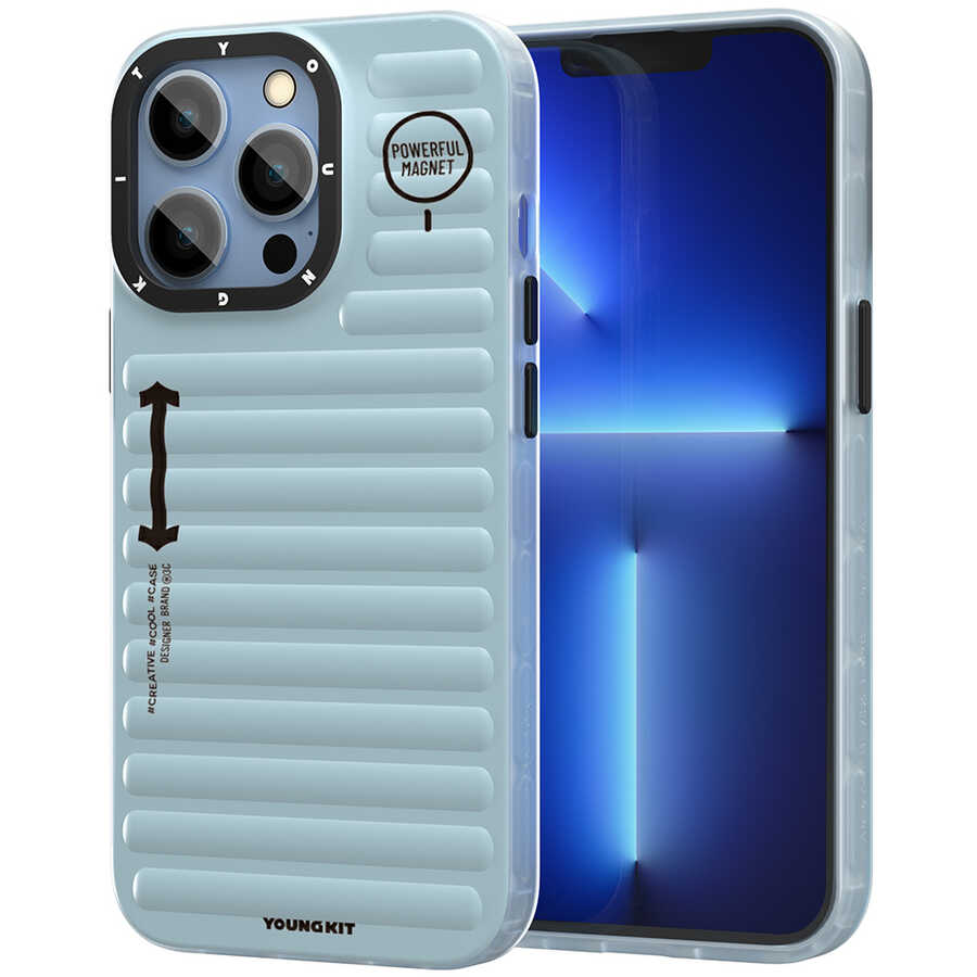Apple iPhone 13 Pro Uyumlu Kılıf YoungKit Plain Coloured Serisi Kapak