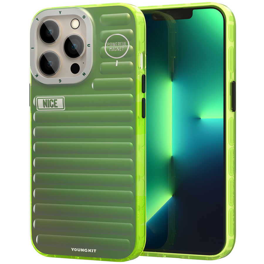 Apple iPhone 13 Pro Uyumlu Kılıf YoungKit Plain Coloured Serisi Kapak