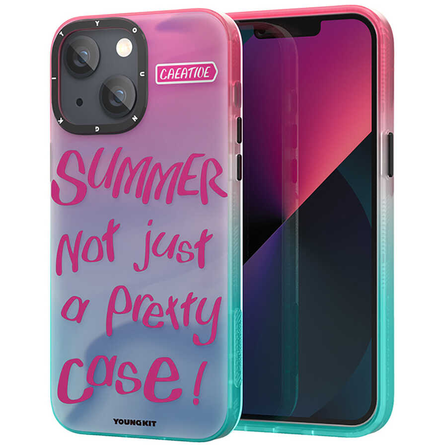Apple iPhone 13 Uyumlu Kılıf YoungKit Summer Serisi Kapak