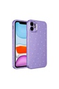 Apple iPhone 11 Uyumlu Kılıf Kamera Korumalı Simli Lüks Zore Koton Kapak