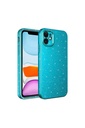 Apple iPhone 11 Uyumlu Kılıf Kamera Korumalı Simli Lüks Zore Koton Kapak