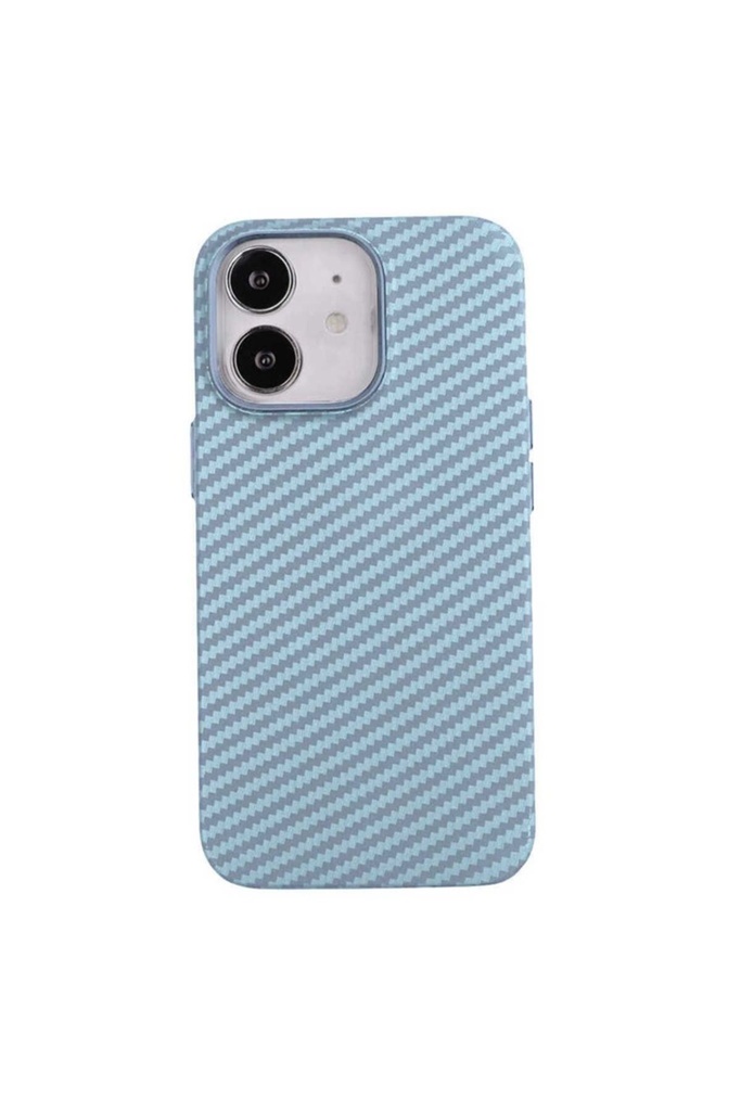 Apple iPhone 12 Uyumlu Kılıf Karbon Fiber Tasarımlı Zore Karbono Kapak