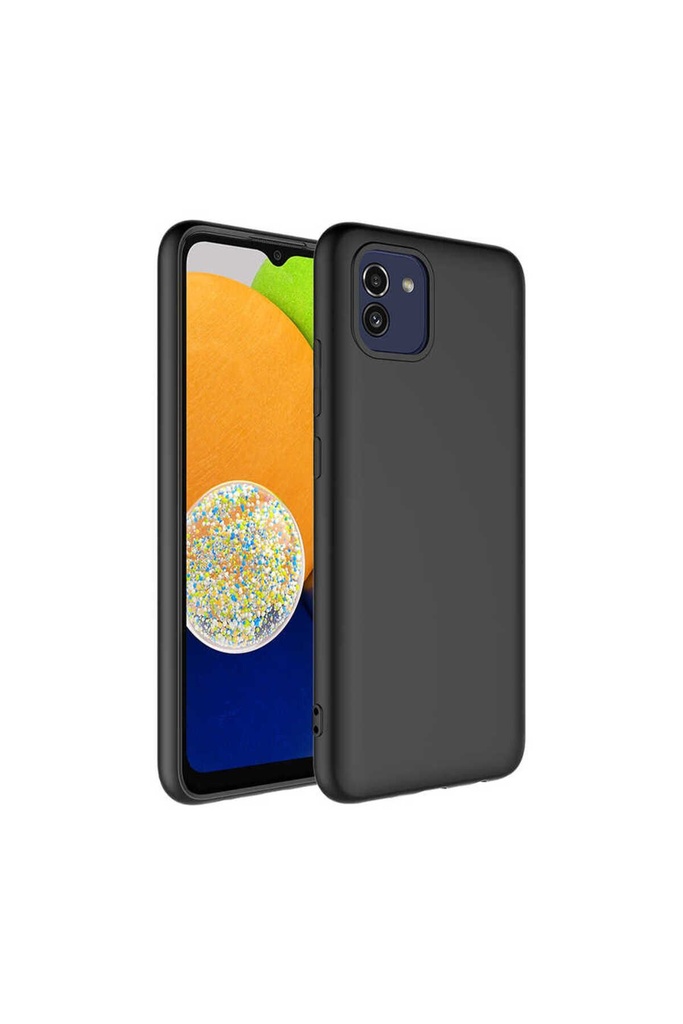 [RNZ-TA77497] Samsung Galaxy A03 Uyumlu Kılıf Zore Mara Lansman Kapak (Siyah)