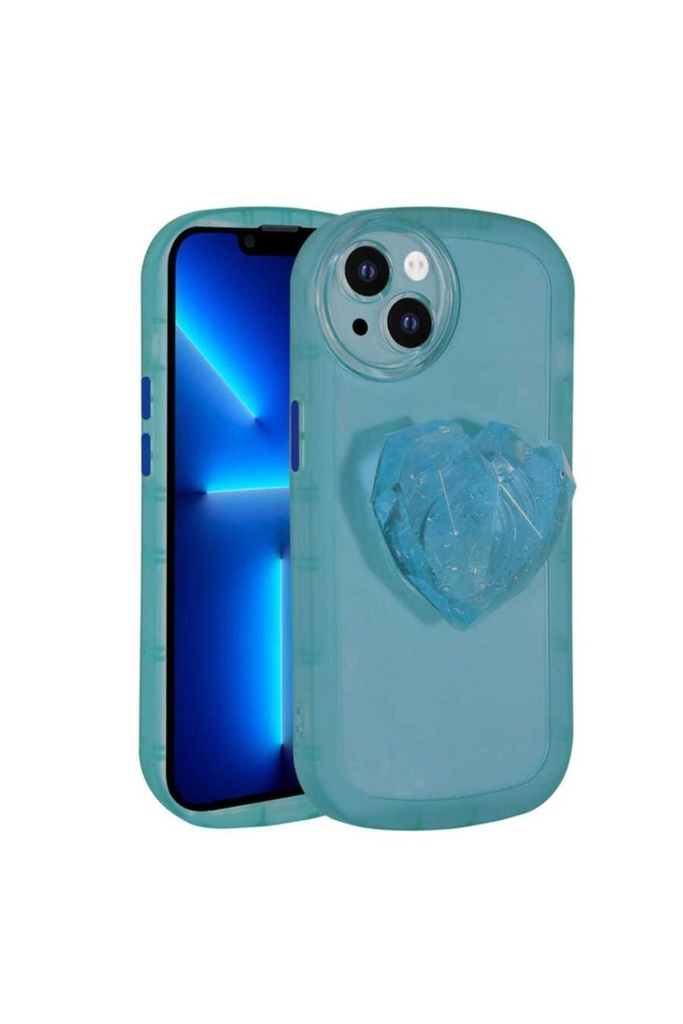 Apple iPhone 13 Uyumlu Kılıf Kamera Korumalı Pop Soketli Renkli Zore Ofro Kapak