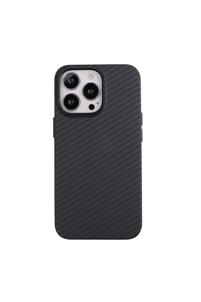 [RNZ-TA76989] Apple iPhone 13 Pro Uyumlu Kılıf Karbon Fiber Tasarımlı Zore Karbono Kapak (Siyah)
