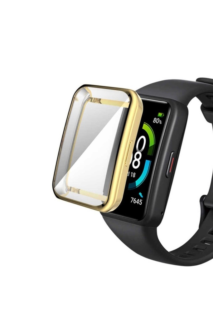 Huawei Band 7 Uyumlu Zore Watch Gard 09 Koruyucu Silikon