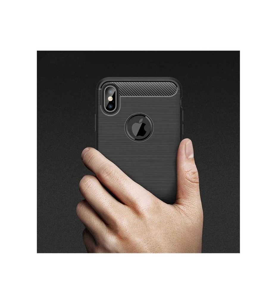 [RNZ-TA597] Apple iPhone X Uyumlu Kılıf Zore Room Silikon Kapak (Siyah)