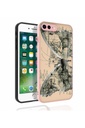 Apple iPhone 7 Plus Uyumlu Kılıf Desenli Kamera Korumalı Parlak Zore Nora Kapak