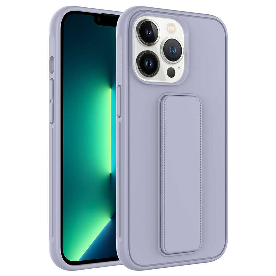Apple iPhone 14 Pro Max Uyumlu Kılıf Zore Qstand Kapak