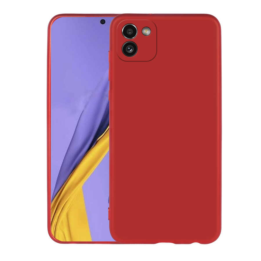 Samsung Galaxy A03 Uyumlu Kılıf Zore Premier Silikon Kapak
