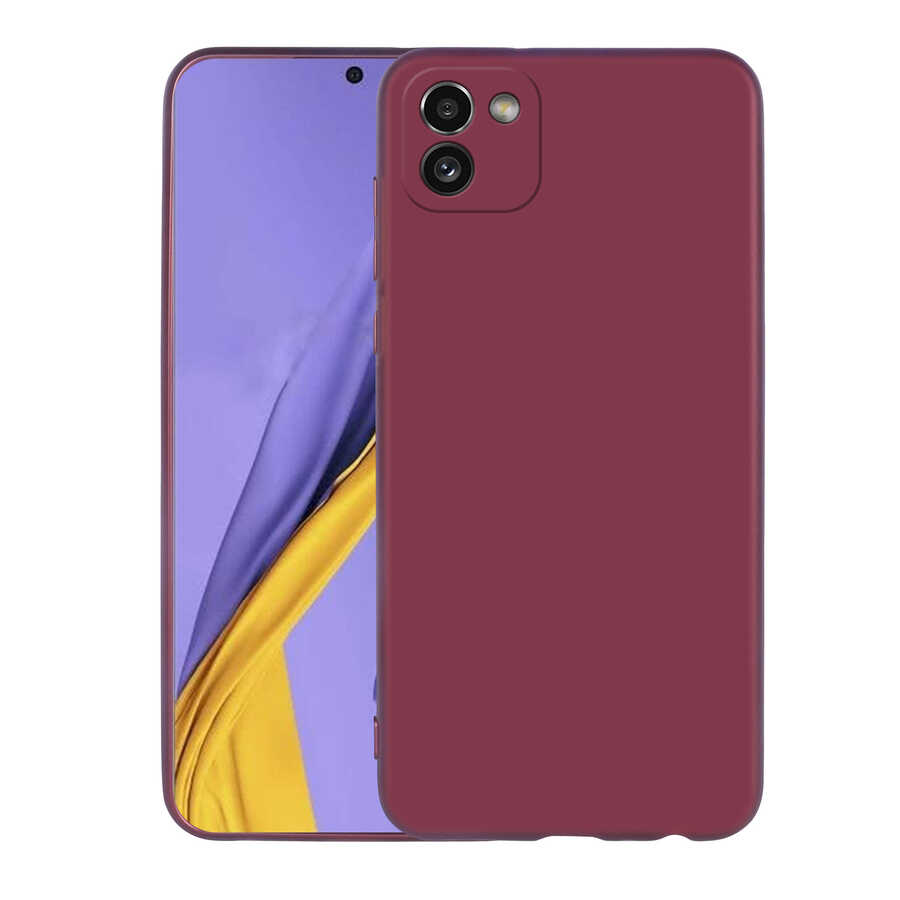 Samsung Galaxy A03 Uyumlu Kılıf Zore Premier Silikon Kapak