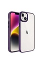 Apple iPhone 14 Uyumlu Kılıf Zore Krom Kapak