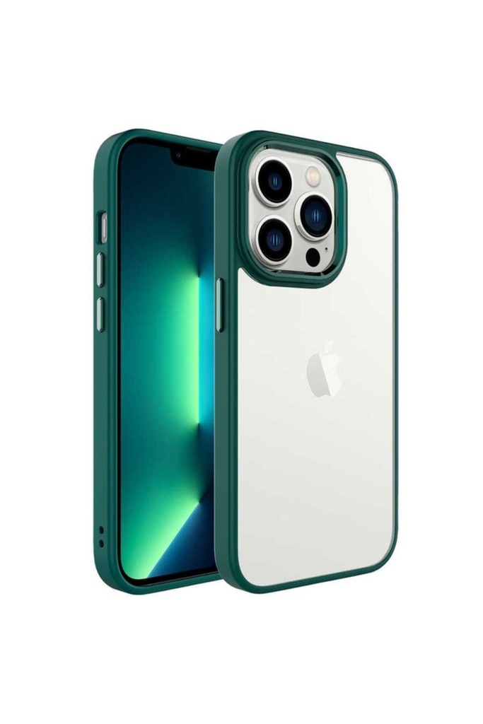 Apple iPhone 14 Pro Max Uyumlu Kılıf Zore Krom Kapak