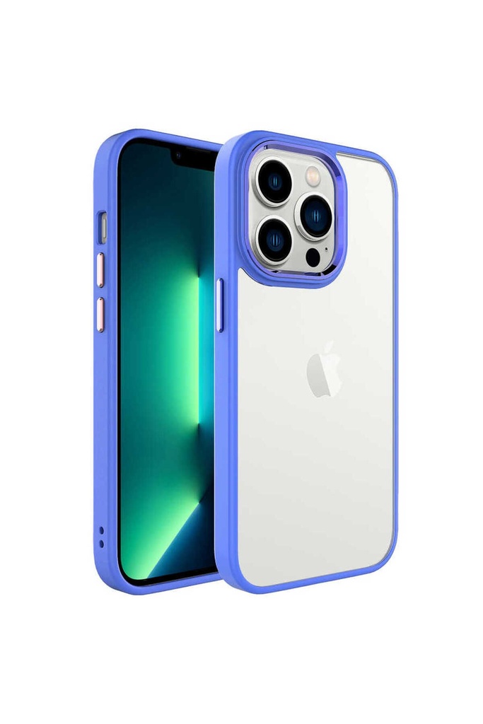Apple iPhone 14 Pro Max Uyumlu Kılıf Zore Krom Kapak