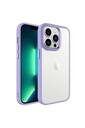 Apple iPhone 14 Pro Max Uyumlu Kılıf Zore Krom Kapak