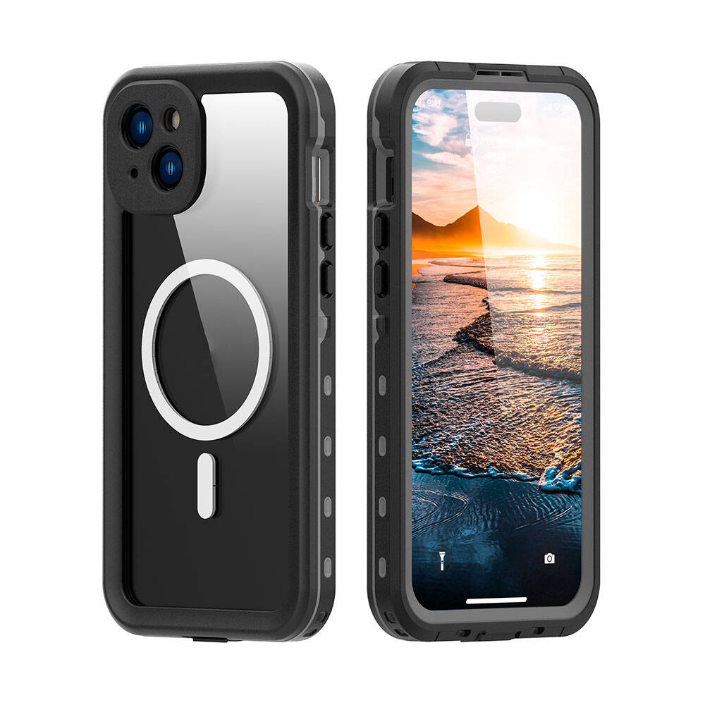 [RNZ-TA97217] Apple iPhone 15 Plus Uyumlu Kılıf 1-1 Su Geçirmez Kılıf