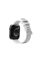 Apple Watch 7 45mm Uyumlu Kordon Silikon Yumuşak Esnek Sportif KRD-23 Kayış