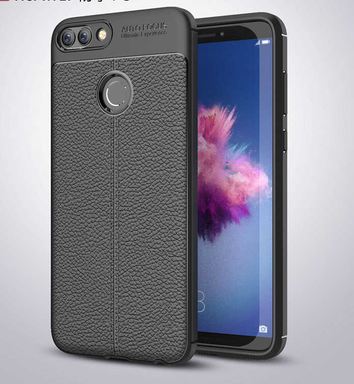 [RNZ-TA26] Huawei P Smart Uyumlu Kılıf Zore Niss Silikon Kapak (Siyah)