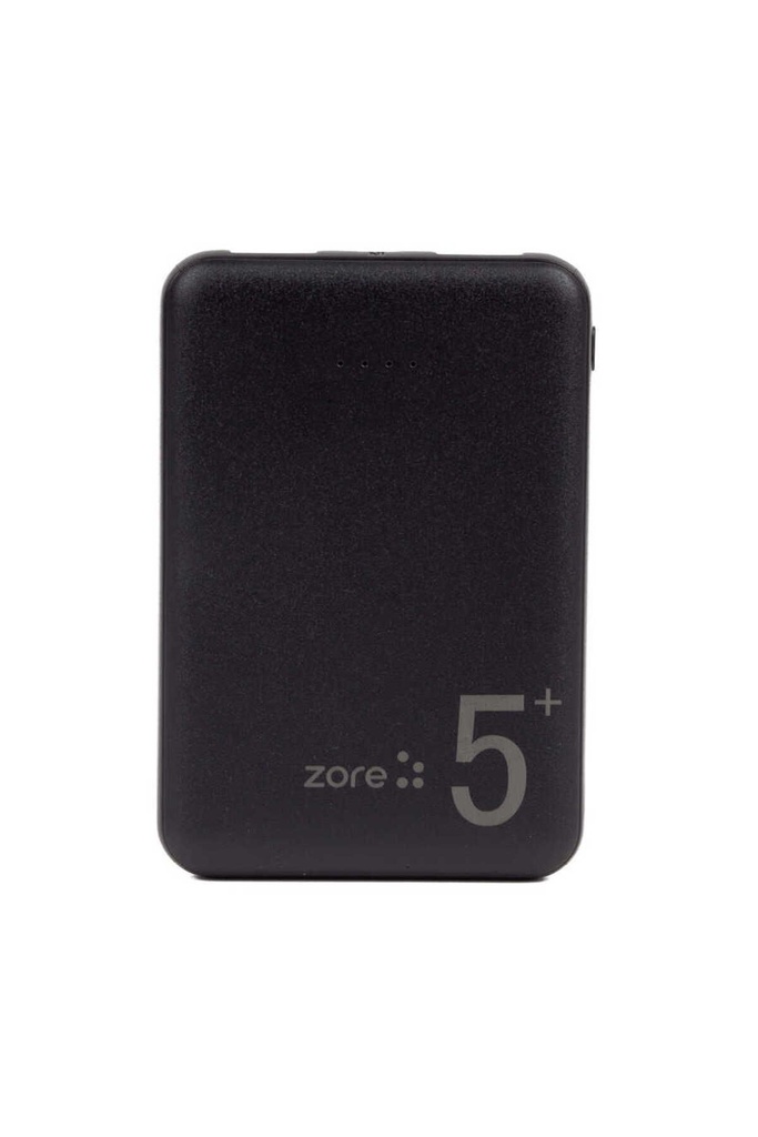 [RNZ-TA77860] Zore ZR-PW04 Led Işıklı Taşınabilir Powerbank 5000 mAh (Siyah)