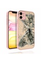Apple iPhone 11 Uyumlu Kılıf Desenli Kamera Korumalı Parlak Zore Nora Kapak