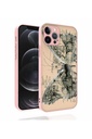 Apple iPhone 12 Pro Uyumlu Kılıf Desenli Kamera Korumalı Parlak Zore Nora Kapak