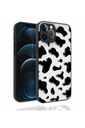 Apple iPhone 12 Pro Max Uyumlu Kılıf Desenli Kamera Korumalı Parlak Zore Nora Kapak
