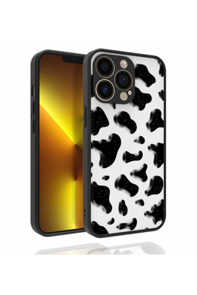 Apple iPhone 13 Pro Uyumlu Kılıf Desenli Kamera Korumalı Parlak Zore Nora Kapak