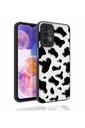 Samsung Galaxy A23 Uyumlu Kılıf Desenli Kamera Korumalı Parlak Zore Nora Kapak