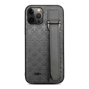 Apple iPhone 12 Pro Max Uyumlu Kılıf Kajsa Neo Clasic Serisi Mono K Strap Kapak
