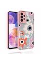 Samsung Galaxy A23 Uyumlu Kılıf Desenli Kamera Korumalı Parlak Zore Nora Kapak