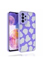 Samsung Galaxy A23 Uyumlu Kılıf Desenli Kamera Korumalı Parlak Zore Nora Kapak