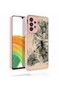 Samsung Galaxy A33 5G Uyumlu Kılıf Desenli Kamera Korumalı Parlak Zore Nora Kapak