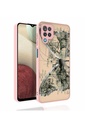 Samsung Galaxy M33 Uyumlu Kılıf Desenli Kamera Korumalı Parlak Zore Nora Kapak