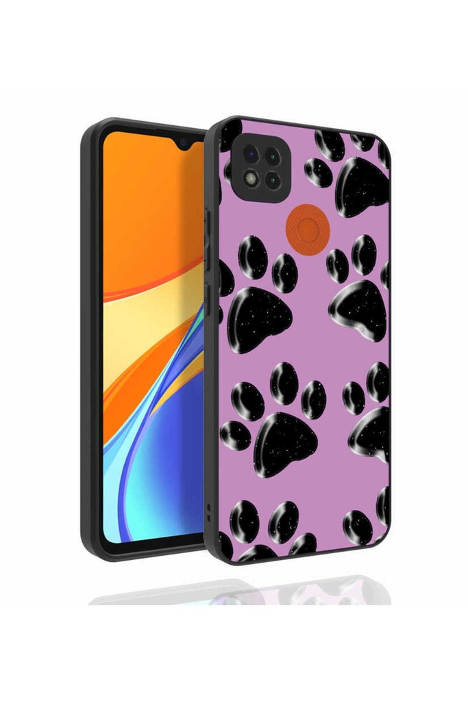 Xiaomi Redmi 9C Uyumlu Kılıf Desenli Kamera Korumalı Parlak Zore Nora Kapak