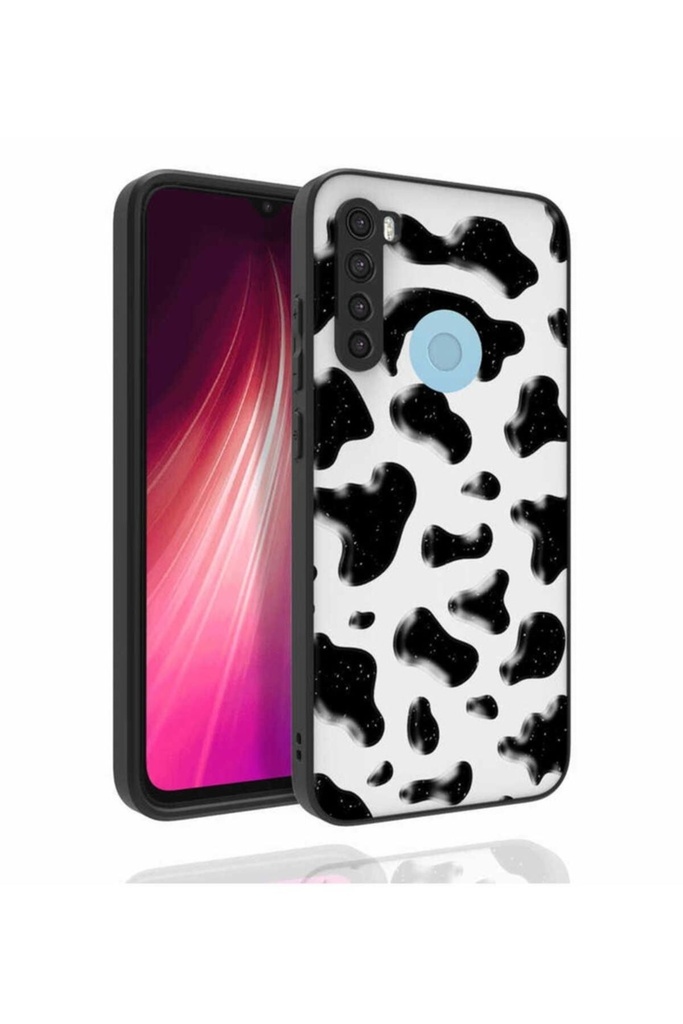 Xiaomi Redmi Note 8 Uyumlu Kılıf Desenli Kamera Korumalı Parlak Zore Nora Kapak