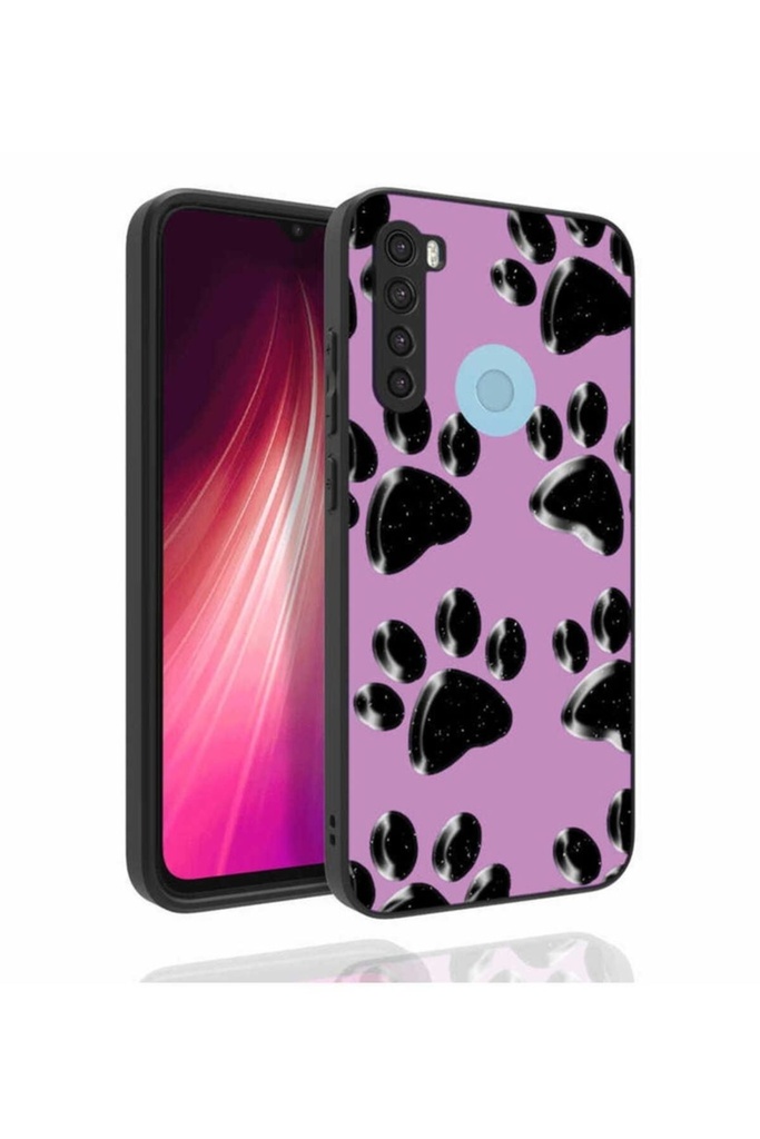 Xiaomi Redmi Note 8 Uyumlu Kılıf Desenli Kamera Korumalı Parlak Zore Nora Kapak