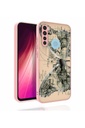 Xiaomi Redmi Note 8 Uyumlu Kılıf Desenli Kamera Korumalı Parlak Zore Nora Kapak