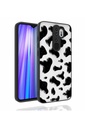 Xiaomi Redmi Note 8 Pro Uyumlu Kılıf Desenli Kamera Korumalı Parlak Zore Nora Kapak